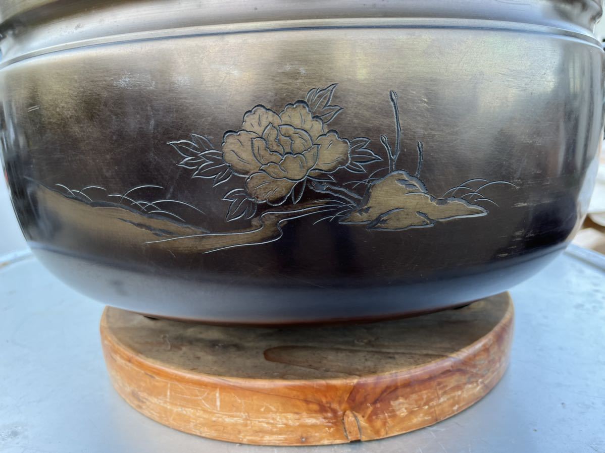 真鍮製 高級火鉢