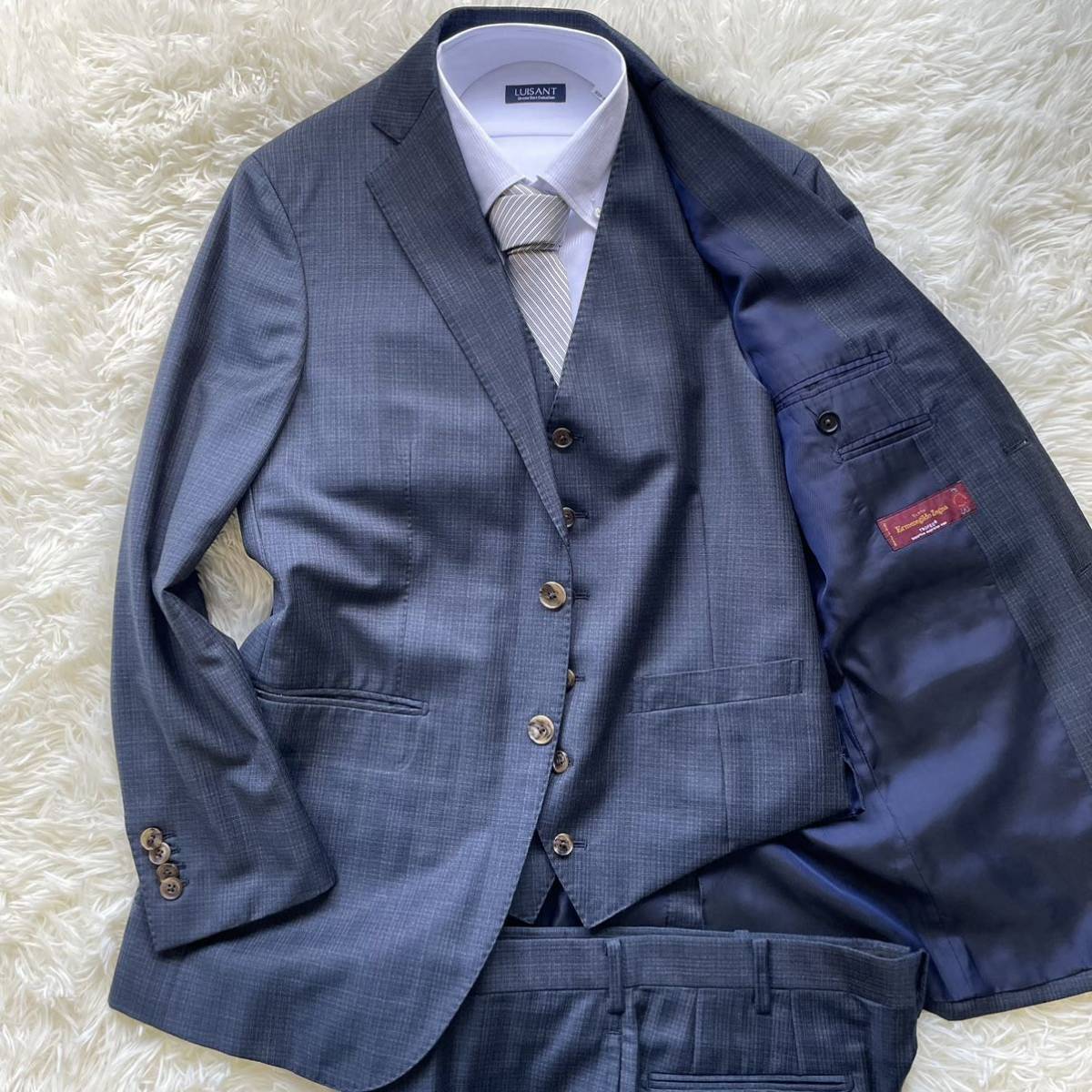 黒タグ エルメネジルドゼニア Ermenegild Zegna スーツ セットアップ