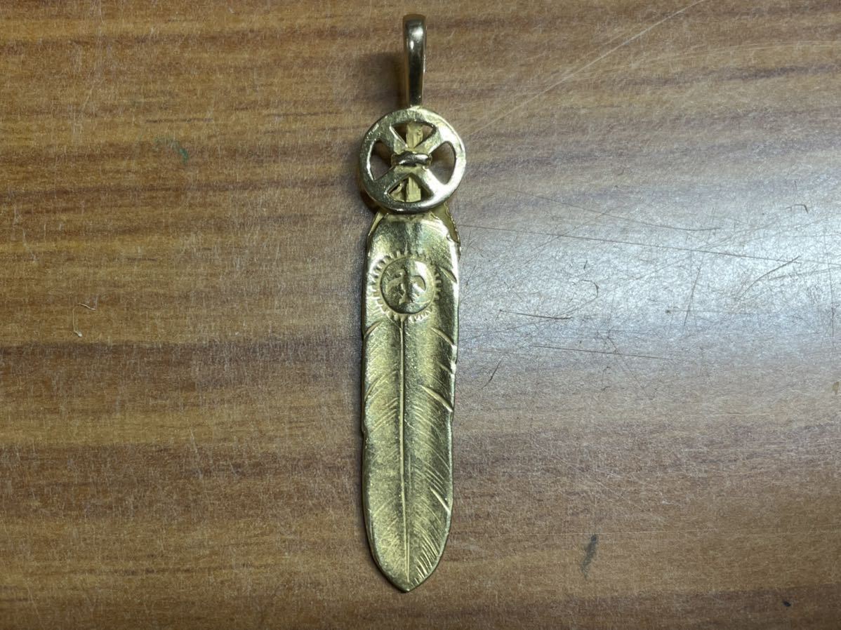 ゴローズ 金ハートホイールフェザー大 goro's goro's コンビフェザーL 金ハートホイールフェザー大 ゴローズ コンビフェザーL アクセサリー