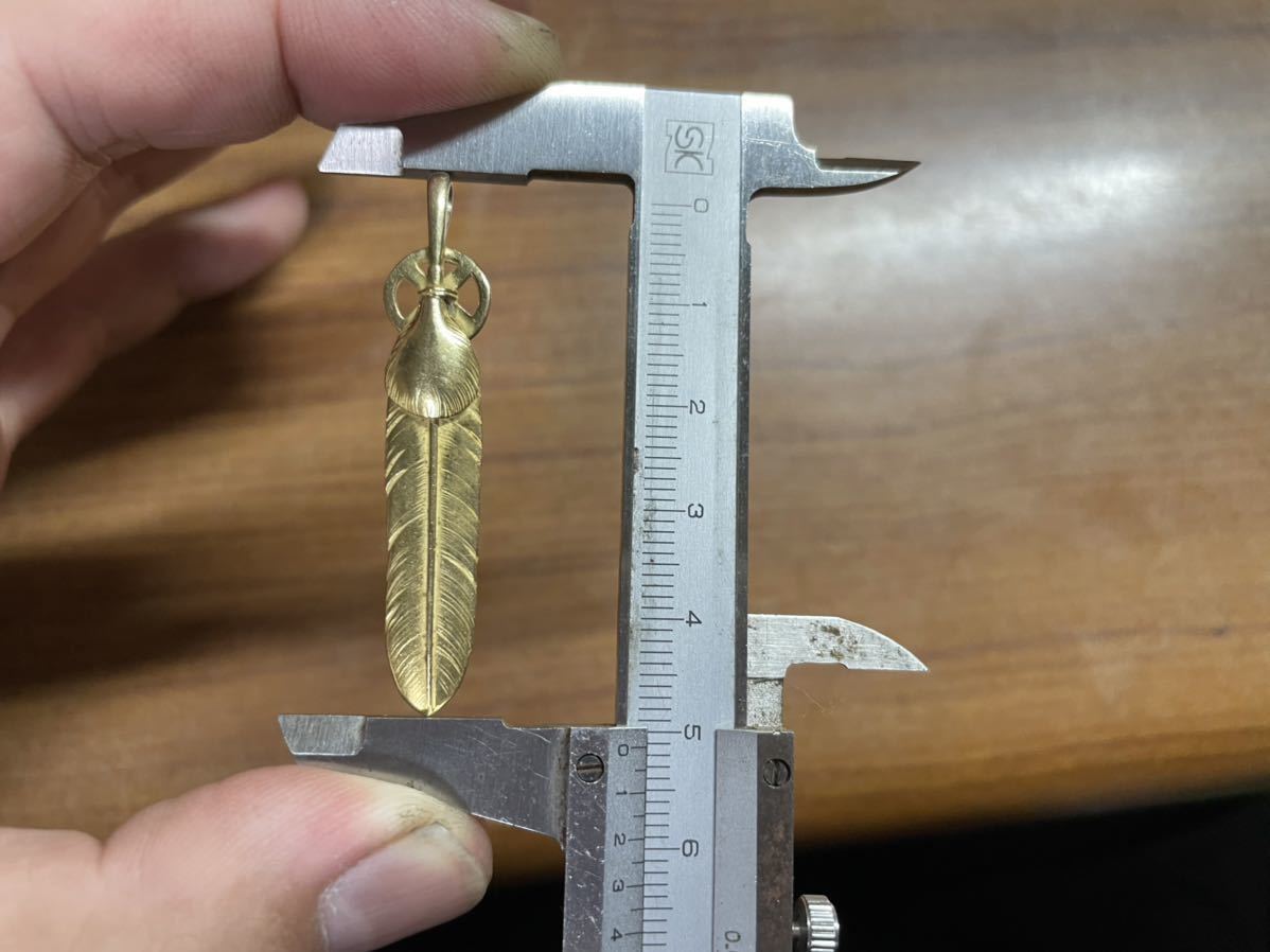 ゴローズ 金ハートホイールフェザー大 コンビフェザーL アクセサリー