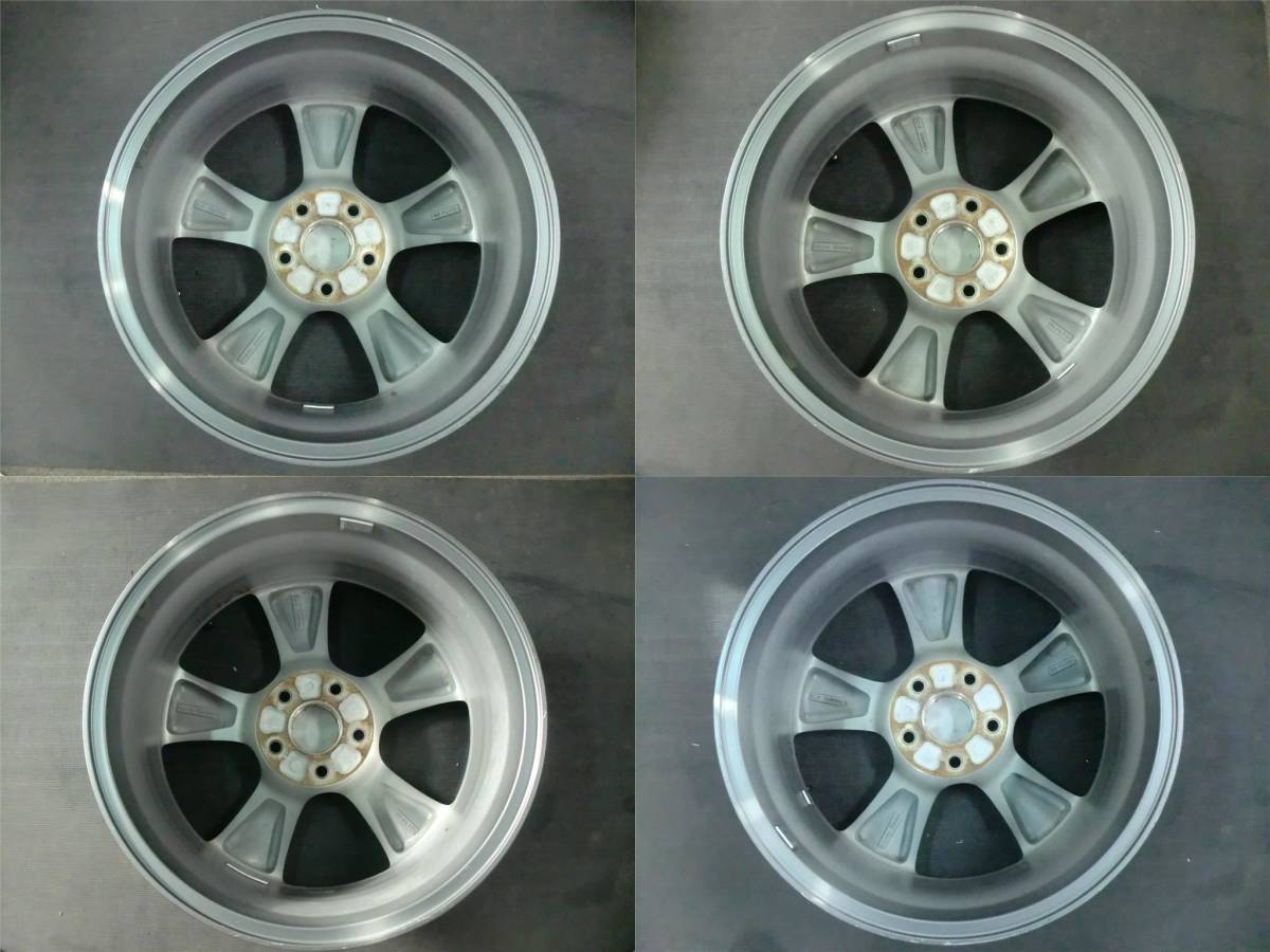 ホンダ純正 18インチ ホイール 18×7J +55 5H PCD114.3 ハブ63 比較