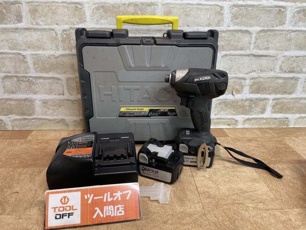 最新作，100%新品 009 おすすめ商品 日立工機 コードレスインパクトドライバ 14.4V WH14DDL バッテリー2個+充電器(本体)｜売買されたオークション情報、yahooの商品情報をアーカイブ公開 - オークファン インパクトドライバ