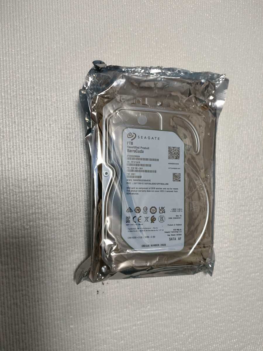 Seagate シーゲート HDD 8TB ST8000DM004 ST8000DM004 8TB HDD 256MB