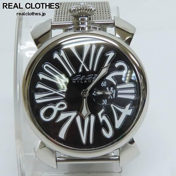 GaGa MILANO マヌアーレ 46mm 腕時計 ゴールド 2026年最新ガガミラノ 
