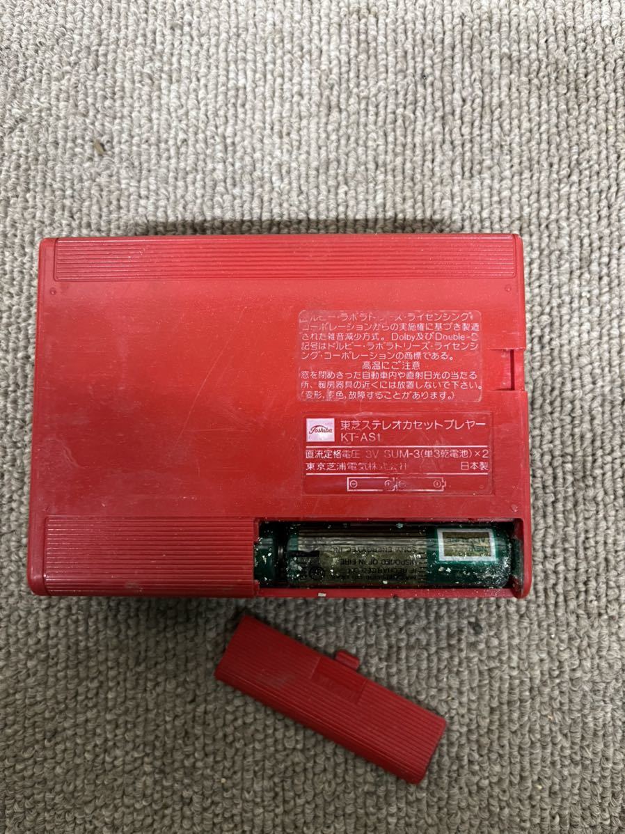 TOSHIBA KT-AS1 ステレオカセットプレーヤー - ポータブル