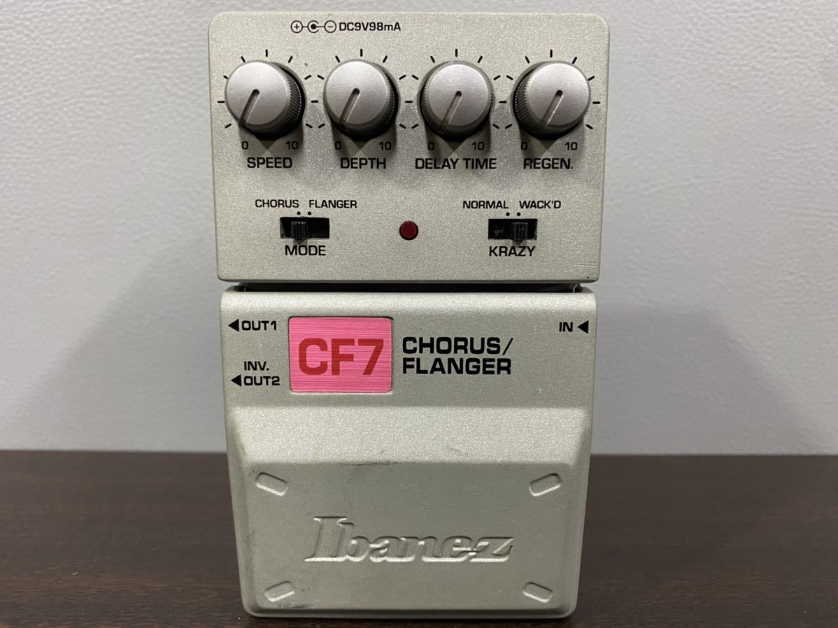 Ibanez CF7 Chorus⁄Flanger Reverb vintage ギター Ibanez