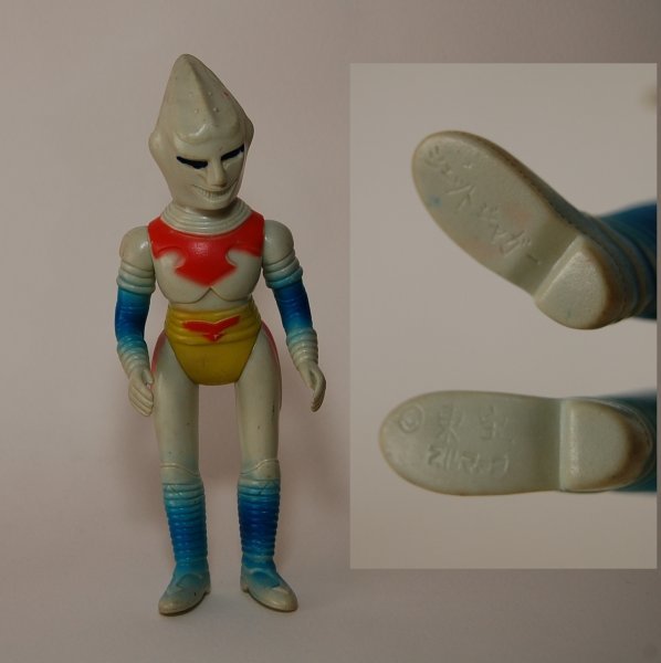 ジェットジャガー ゴジラ ソフビ ブルマァク 東宝 当時もの 当時モノ