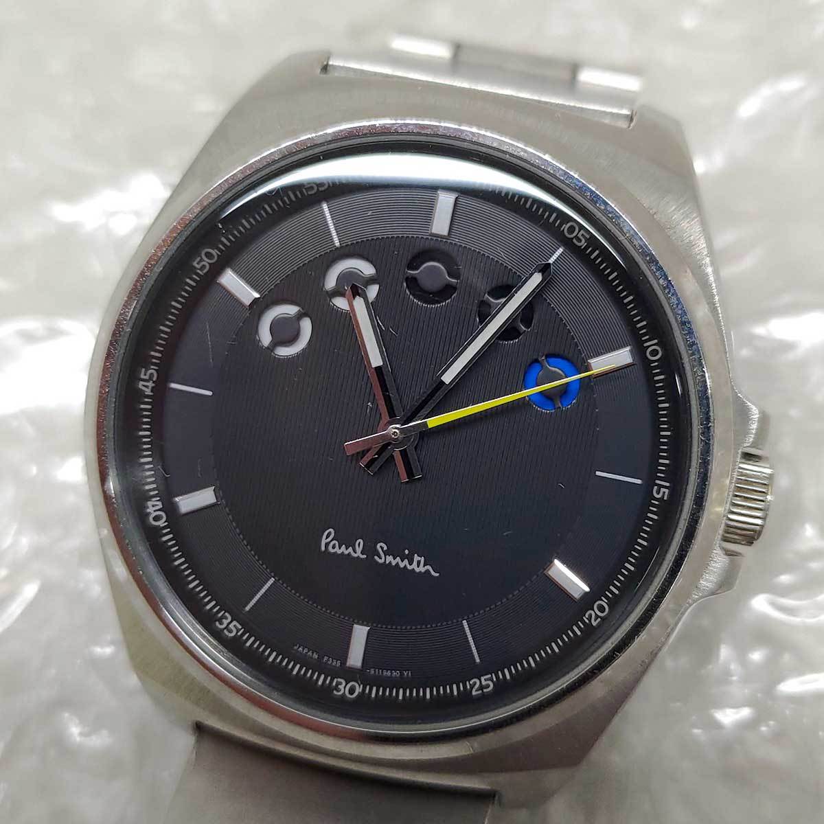 ○948B/Paul Smith ポールスミス F335-S082561 メンズ腕時計 /電池切れ 