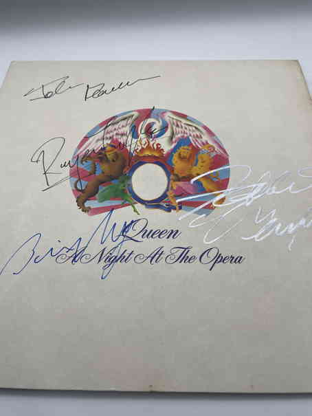 QUEEN クイーン メンバー直筆サイン入り LPレコード ブライアン・メイ