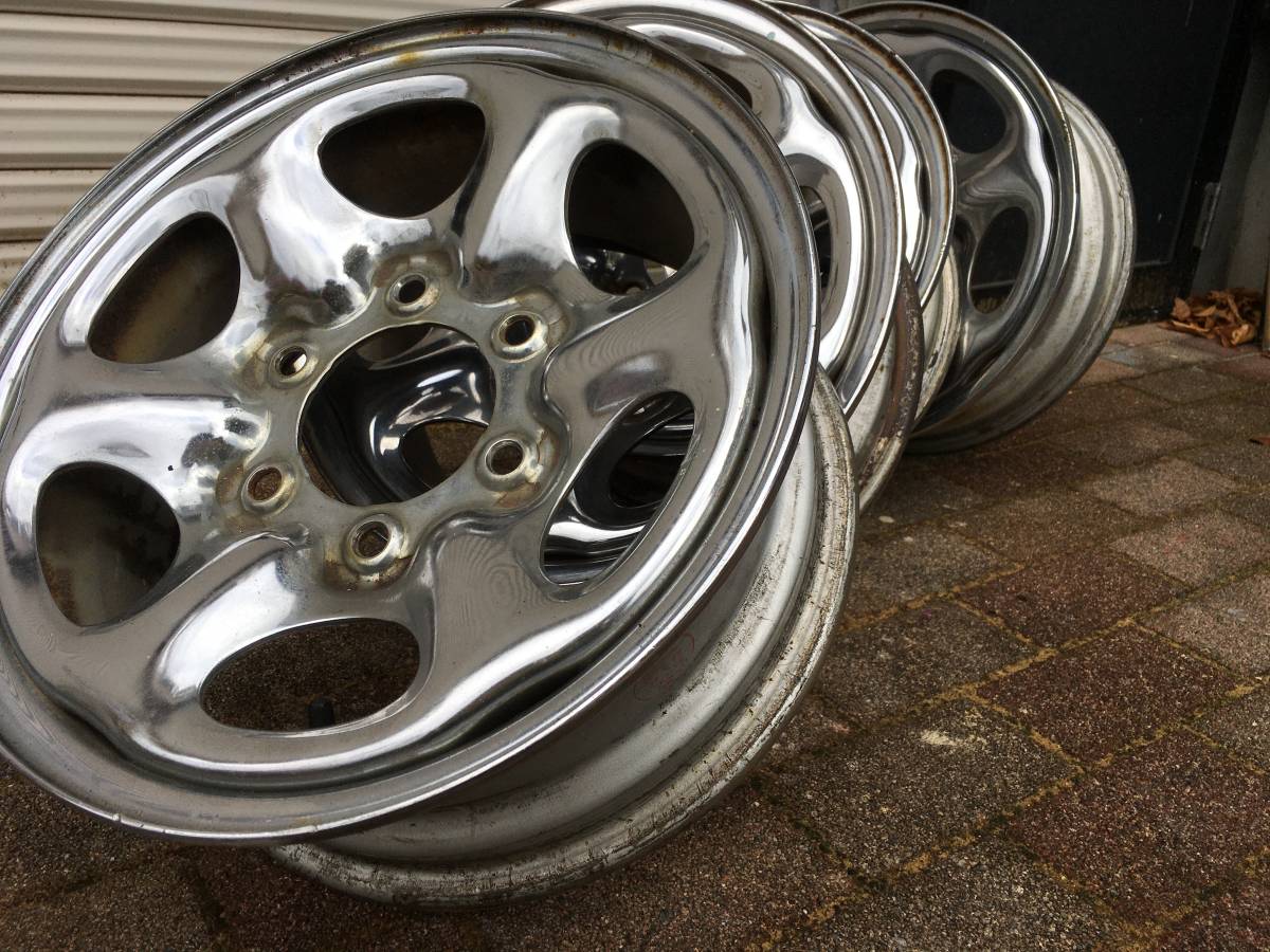 日産純正 メッキ 鉄 スチール テラノ キャラバン などに！4個セット