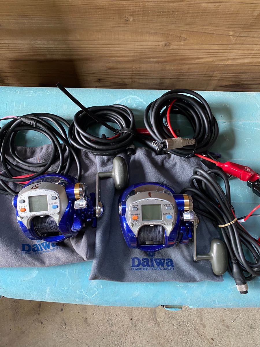 HYPER TANACOM 500S 電動リール バッテリー2個付き フィッシング