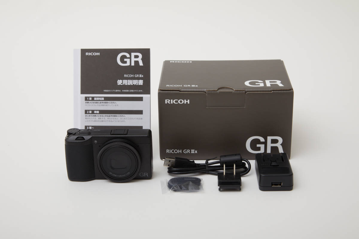 【美品】RICOH GR3x HDF＿保証書あり RICOH GRⅢx リコー GR3x 完動品、美品 付属品、保証書つき GR GRⅢx
