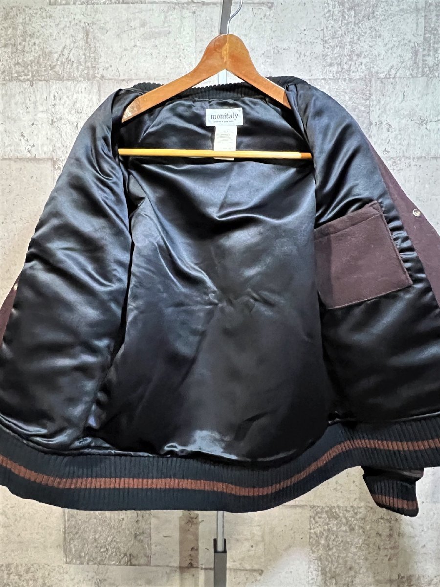 USA製 monitaly メルトン ジャケット L ウール スタジャン 米国製 