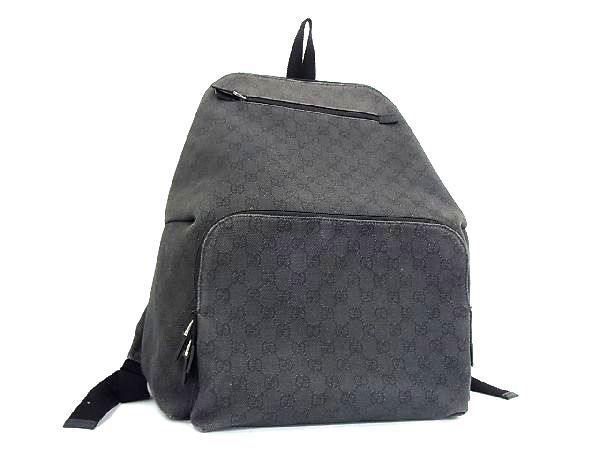 ル*ス様 【ほぼ新品】GUCCI GGキャンバス バックパック/リュックサック GG グッチ リュックサック GUCCI ロゴ ラージ バックパック GG