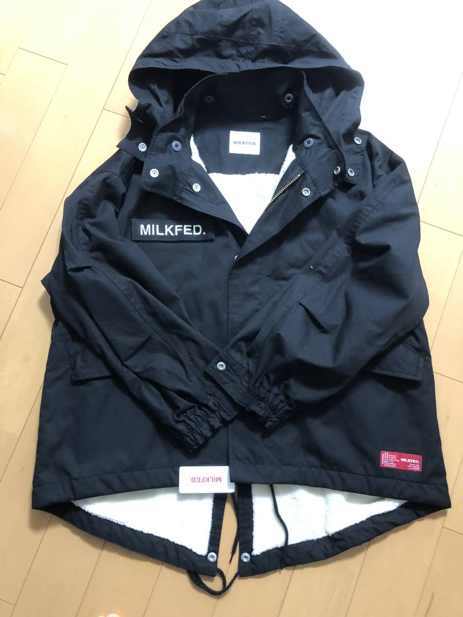 MILKFED. ミルクフェド LONG COAT コート モッズコート MOD ⁄ ボア 