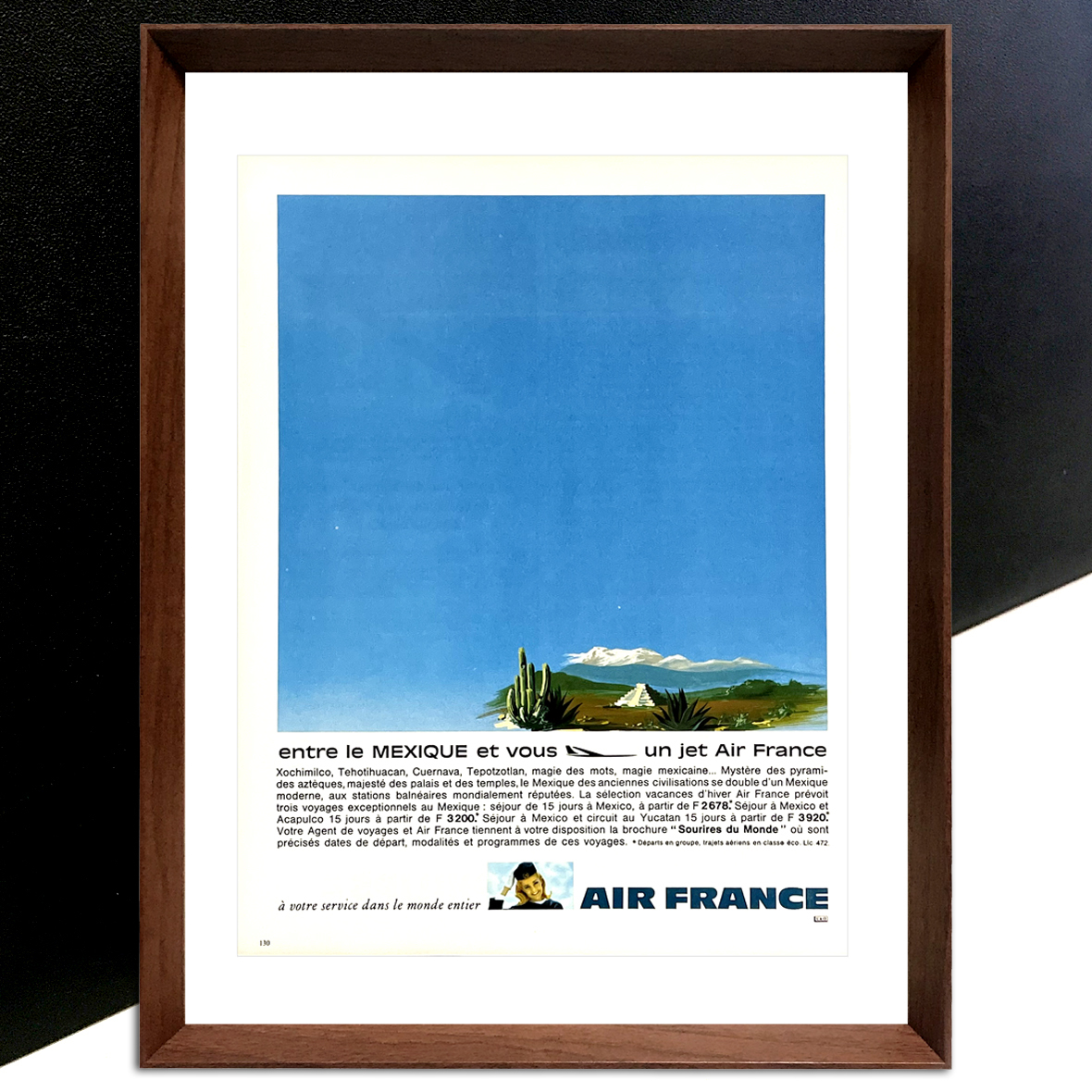 1960年代 エールフランス - FRANCE 日本 Etsy Retro poster フランス