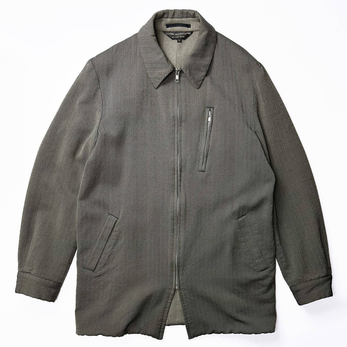 99AW エルメス期 製品染め ジップジャケット コムデギャルソンオム 