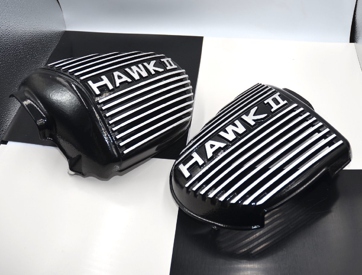 ホークⅡ HAWK2 アルフィンサイドカバー CB250T CB400T CB400N 当時物 