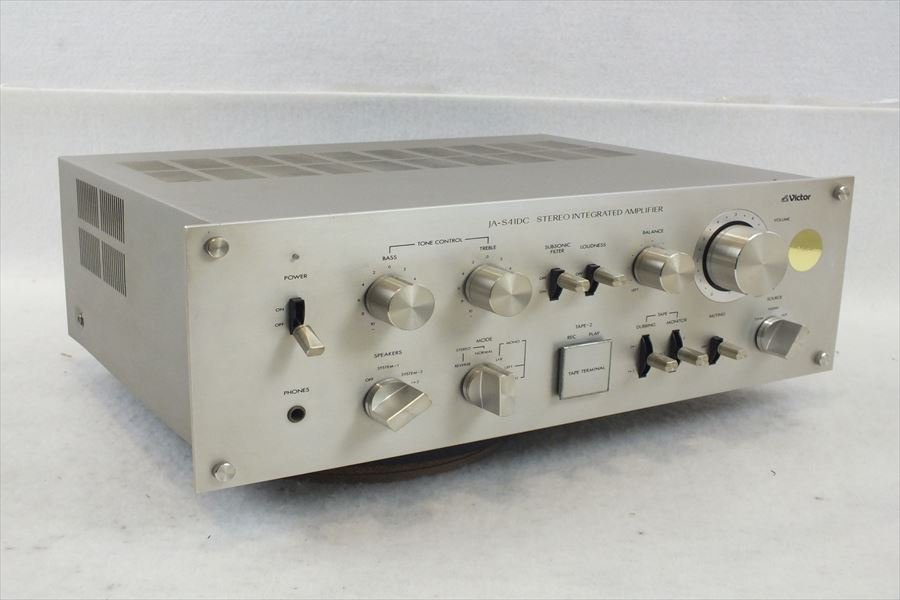 R*y様 【動作品】Victor JA-S41DC プリメインアンプ ビクター ☆ Victor ビクター JA-S41DC アンプ 現状品 中古 221007J6091