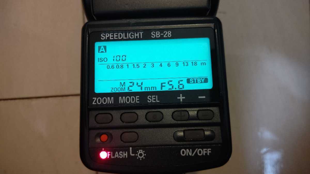 Nikon ニコン SPEEDLIGHT スピードライト SB-28 通電、発光のみ確認 他は未確認 ジャンク 送料520円より_10
