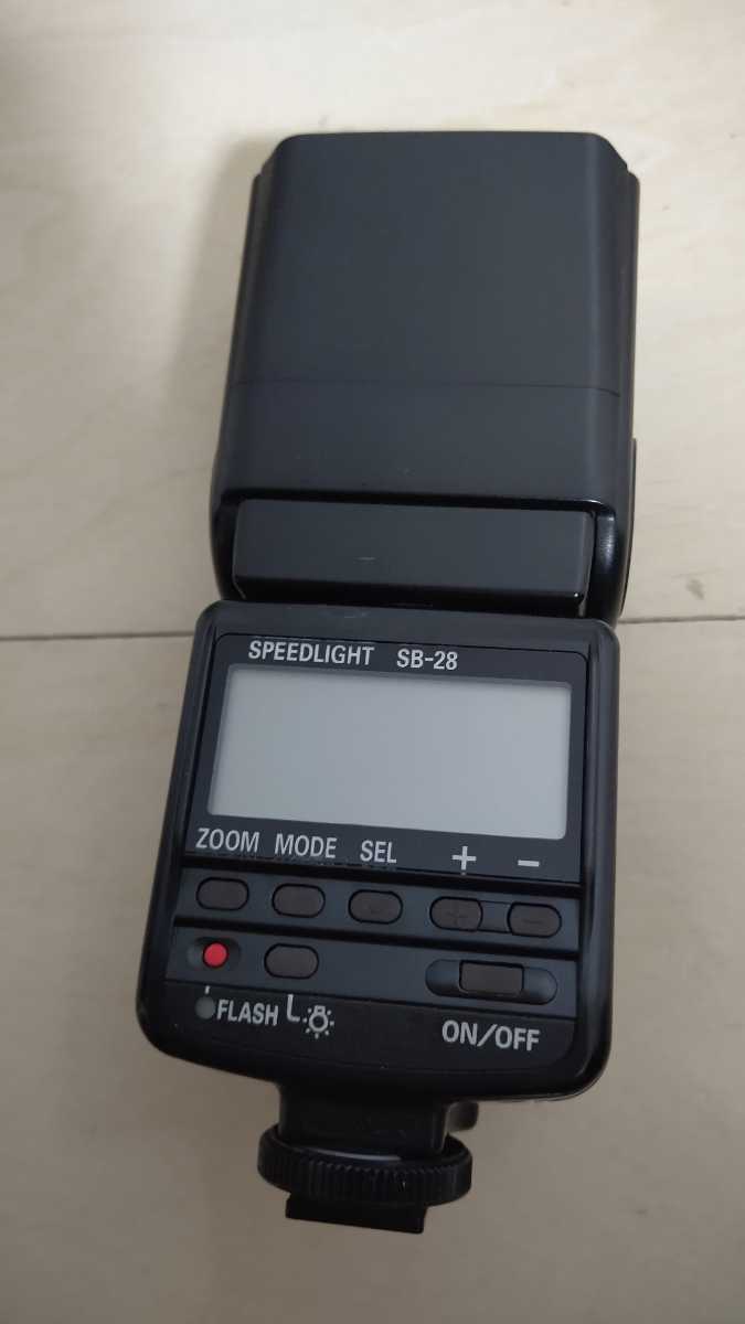 Nikon ニコン SPEEDLIGHT スピードライト SB-28 通電、発光のみ確認 他は未確認 ジャンク 送料520円より_2