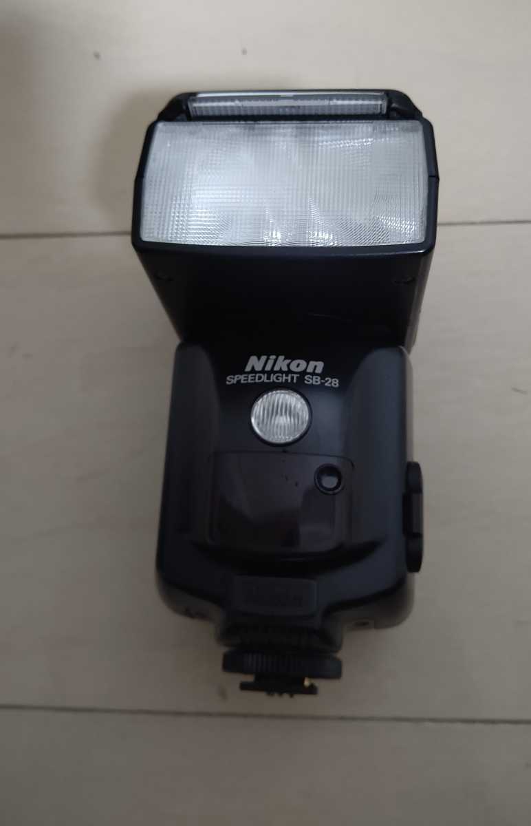 Nikon ニコン SPEEDLIGHT スピードライト SB-28 通電、発光のみ確認 他は未確認 ジャンク 送料520円より_8
