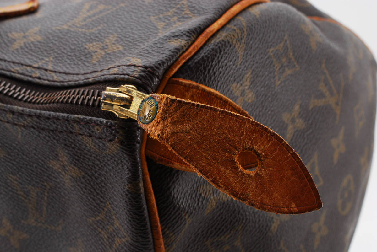 1円〜 美品 LOUIS VUITTON ルイヴィトン モノグラム スピーディ35 