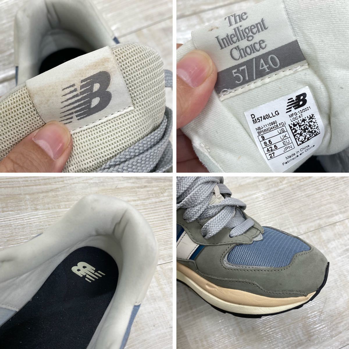 22ss New Balance M5740LLG M5740 57/40 5740 LLG ニューバランス 