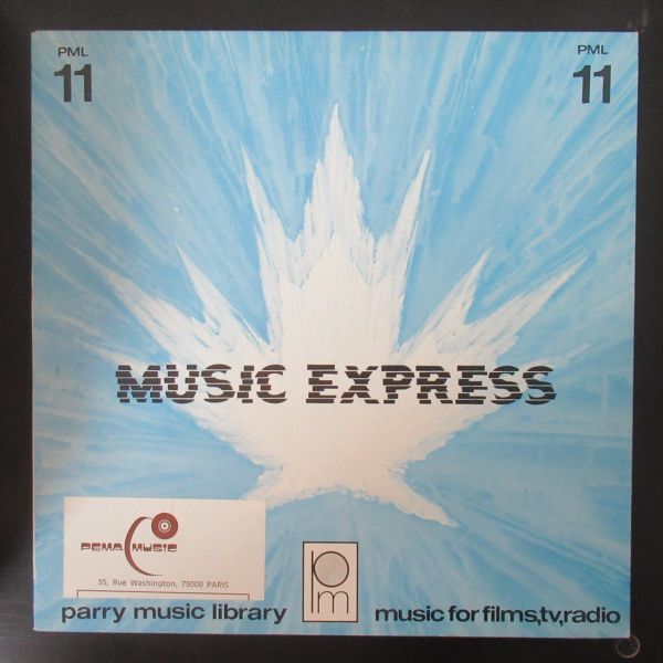 JAZZ LP/CANADAオリジ/JAZZ FUNK/LIBRARY/MUSIC EXPRESS/PARRY MUSIC
