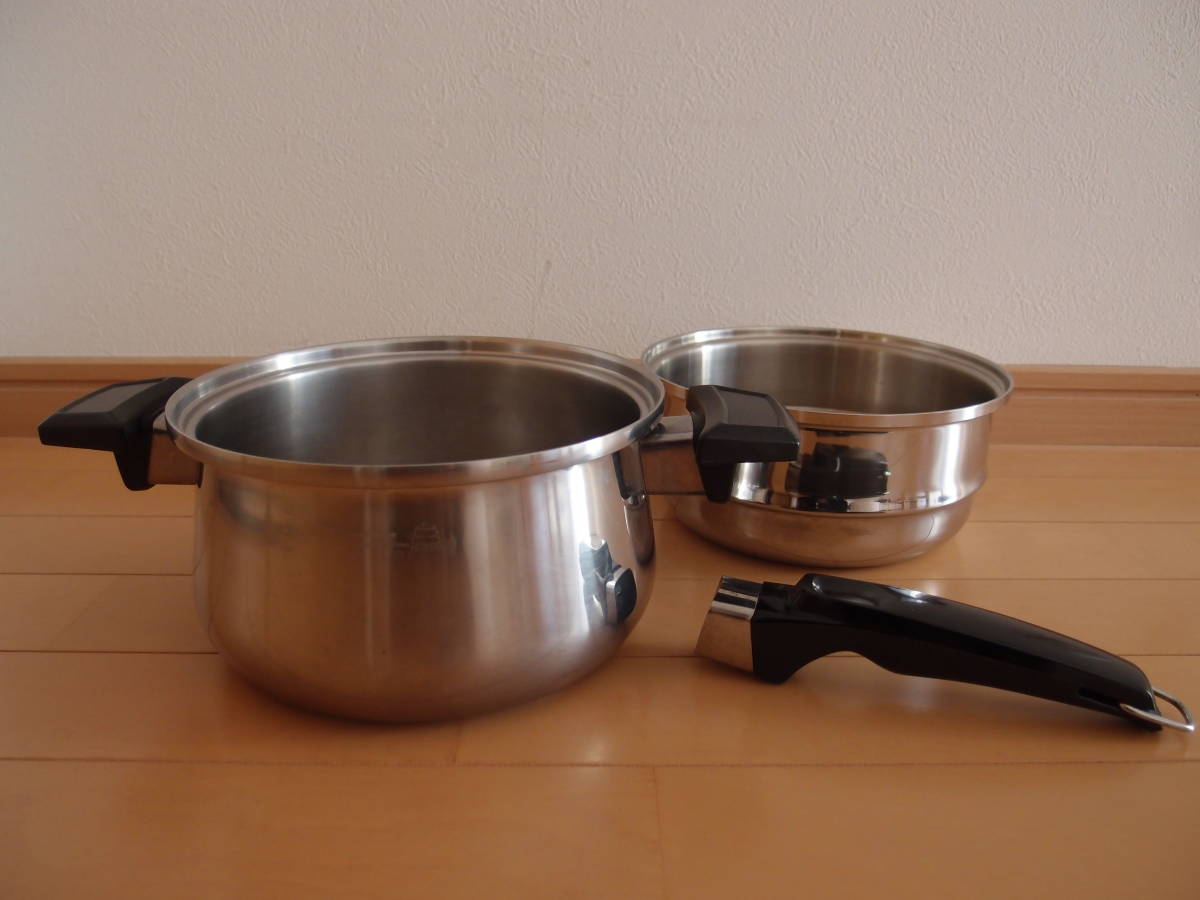 ☆ Royal Queen ロイヤルクイーン ステンレス 両手鍋 蒸し器 