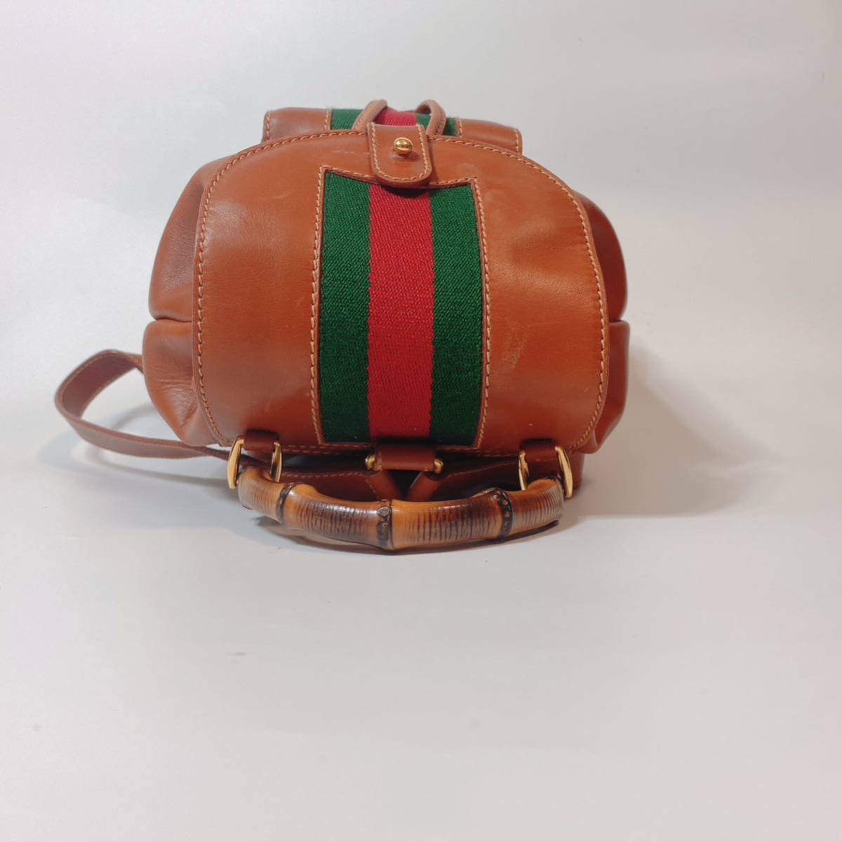 1円 【外観極美品・希少】GUCCI グッチ シェリーライン GG バンブー 