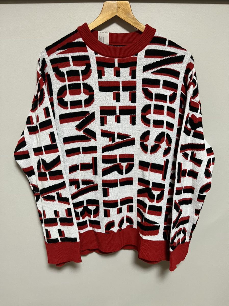 【格安，高品質】 N HOOLYWOOD ミスターハリウッド エヌハリ 長袖 ニット 総柄 18AW サイズ40 赤系 英語(トップス)｜売買されたオークション情報、yahooの商品情報をアーカイブ公開 - オークファン 男性用