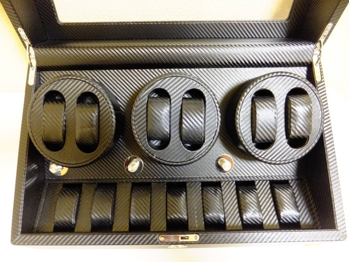 ABIES アビエス　ワインディングマシーン　時計自動巻き上げ機　　6本巻き 楽天市場】Abies ワインディングマシーン 2本巻 ゼブラウッド