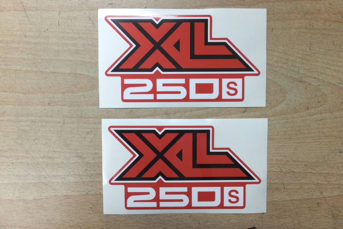 ♪XL250SA/サイドカバーエンブレム/デカール/リプロ品/新品/87127-428