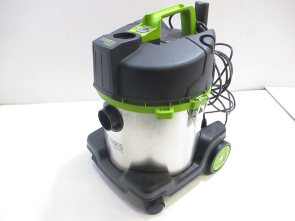 ○ミナト 業務用掃除機 バキュームクリーナー 乾湿両用 MPV-201 容量20L C-9287 @160 ○