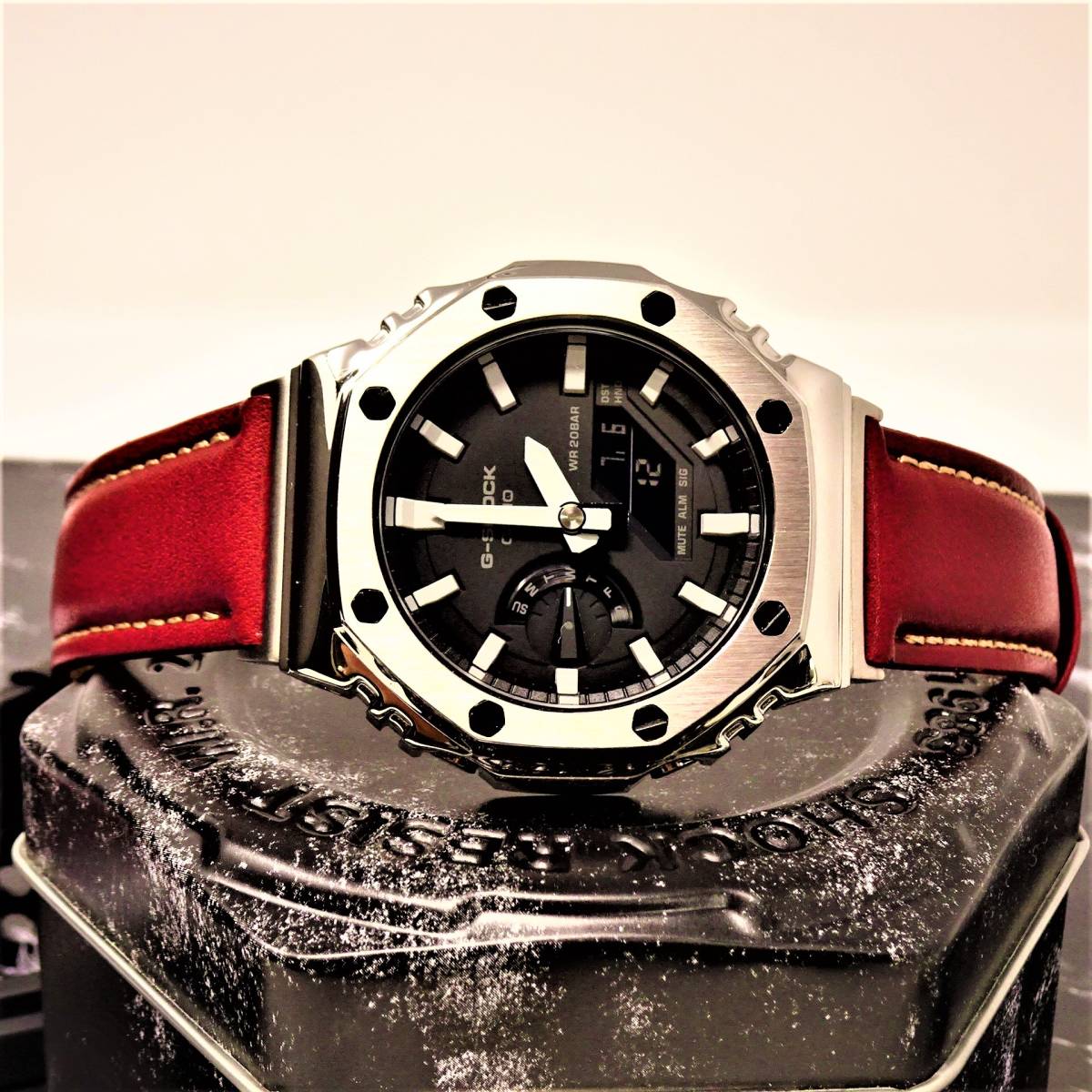 CASIO G-SHOCK DW-6900MF レッド デジタル腕時計 本体 CASIO G-SHOCK 腕時計 本体 CASIO G-SHOCK DW-6900MF レッド デジタル