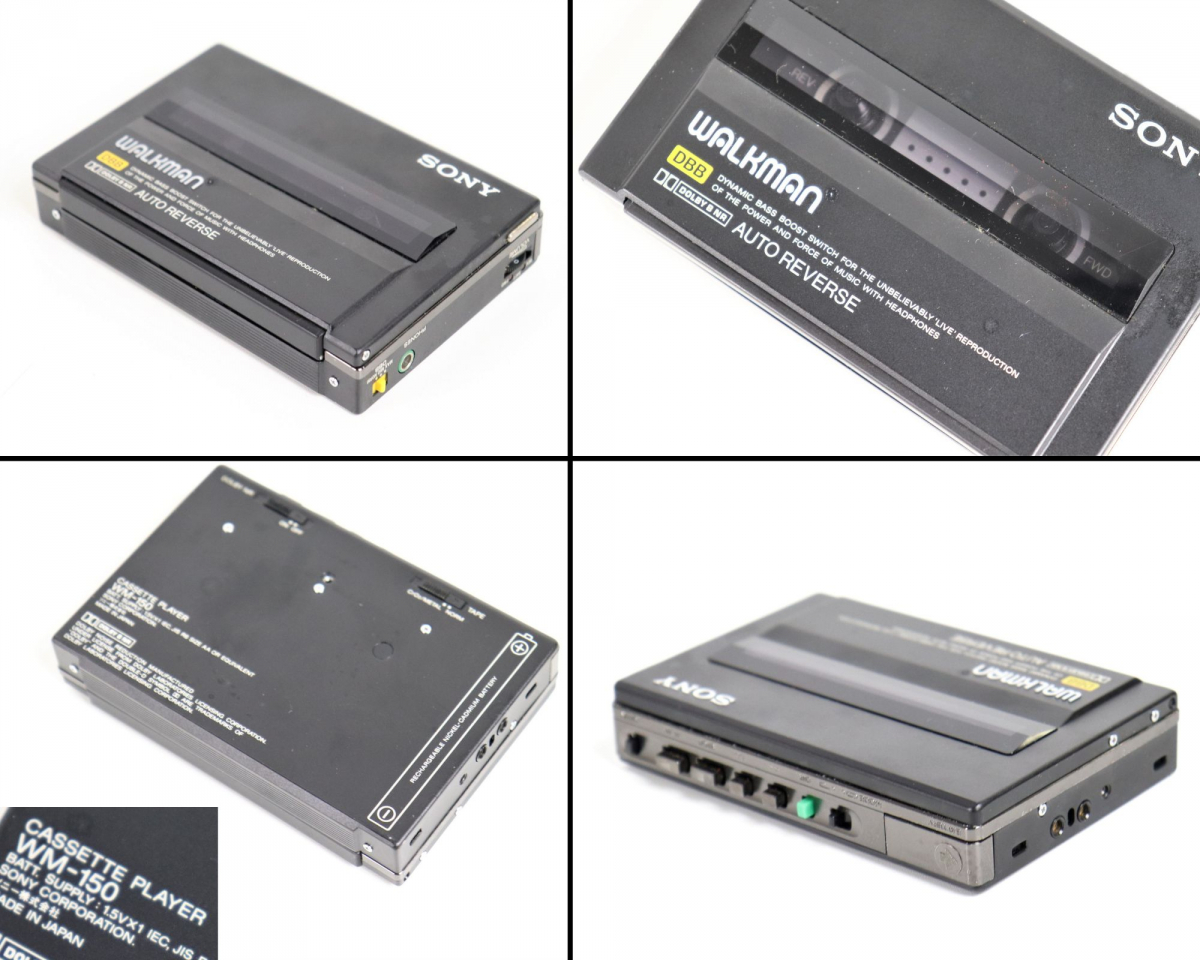 希少品 SONY ソニー WALKMAN WM-150 通電確認済み 付属品 希少】 SONY WM-150 ソニー WALKMAN ウォークマン CASSETTE PLAYER