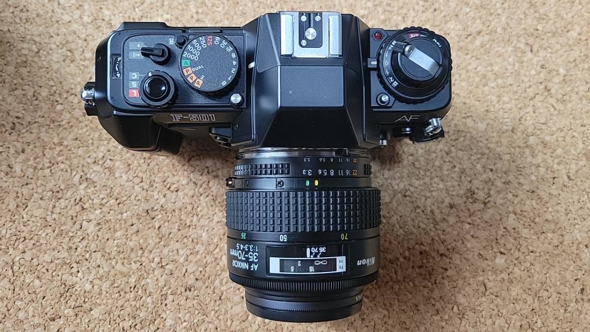 Nikon F-501 ニコン +AF zoom NIKKOR 35-70mm レンズ ケース 小物