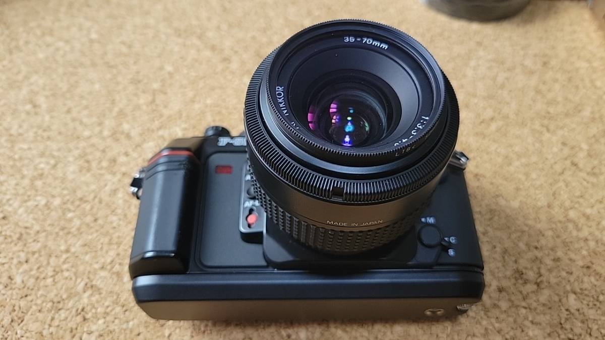 Nikon F-501 ニコン +AF zoom NIKKOR 35-70mm レンズ ケース 小物