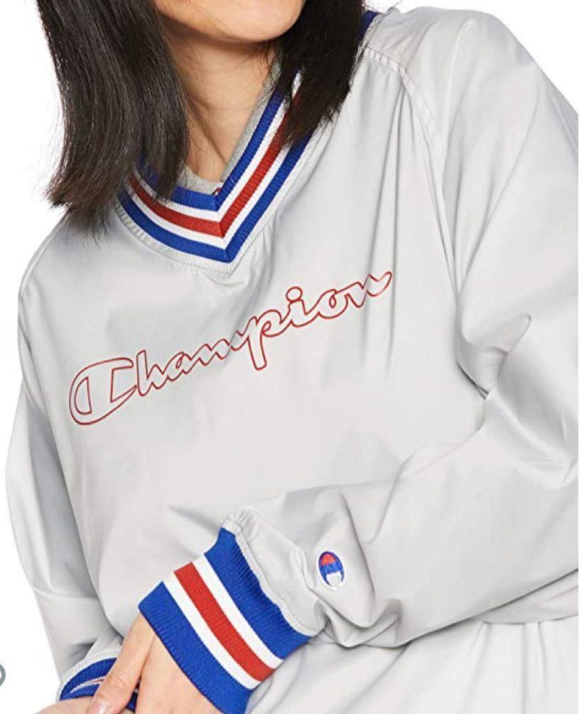 【M】送料無料/新品定価14080円/champion/チャンピオン/ゴルフ/女性/ストレッチ Vネックスニードジャック /ゴルフシャツ