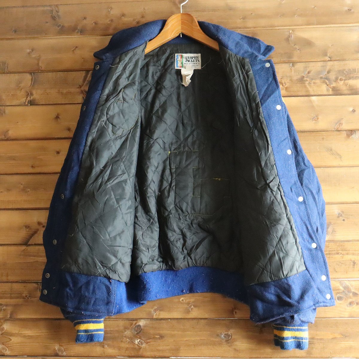C4/M8.20-1 80s ビンテージ アメリカ製 TROPHY JACKETS トロフィー 