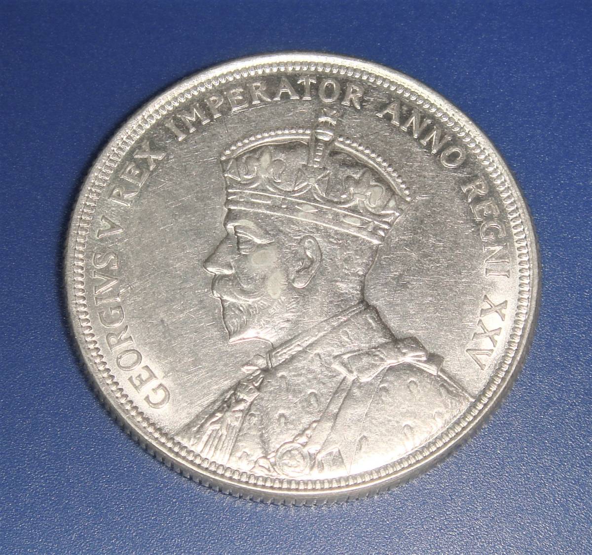 長期保管品】1935年カナダ銀貨 ジョージ5世記念銀貨 長期保管品】1935