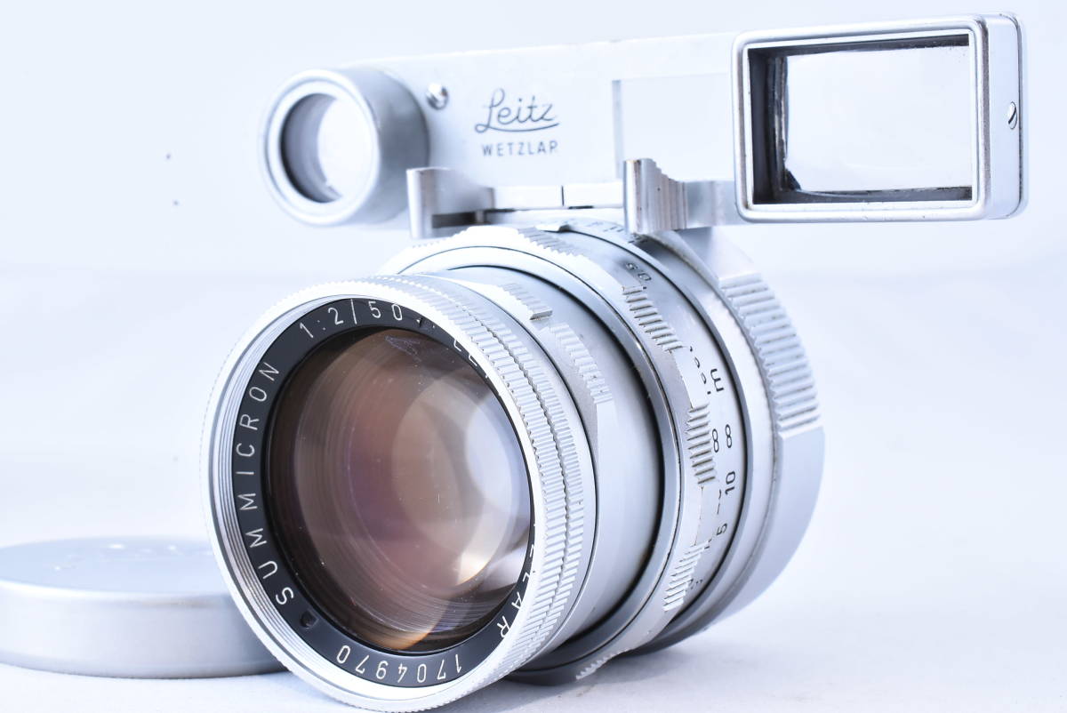 LEICA DR シマノ Summicron M50mm f2.0 眼鏡なし OH済み