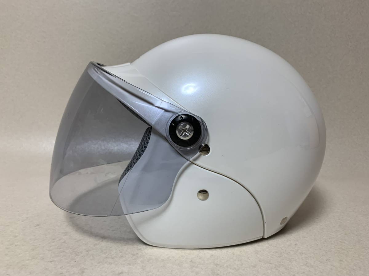 HONDA AMI SMART FJ1A ジェットヘルメット パールホワイト L(59-60cm
