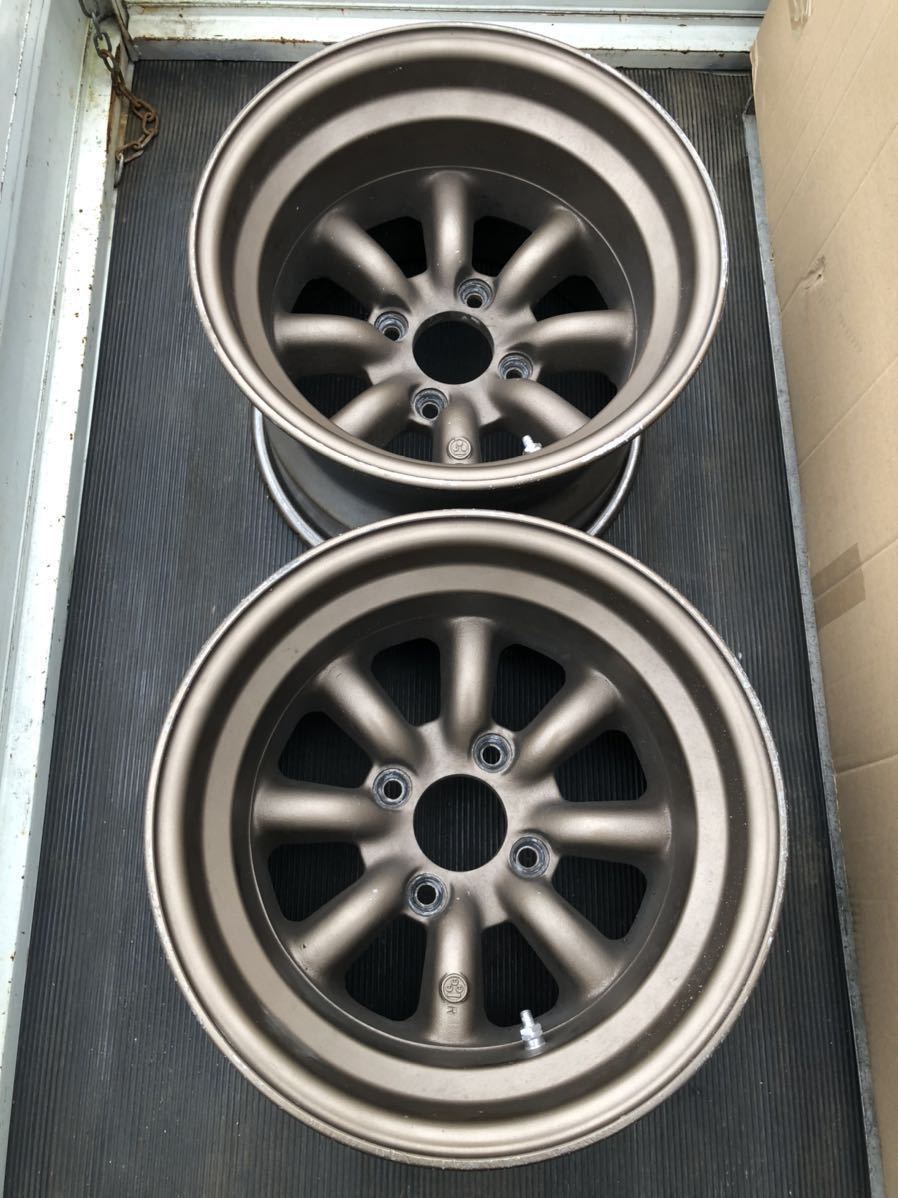 RSワタナベ 10J 当時物 希少 深リム 2本セット pcd114.3 14インチ 4穴
