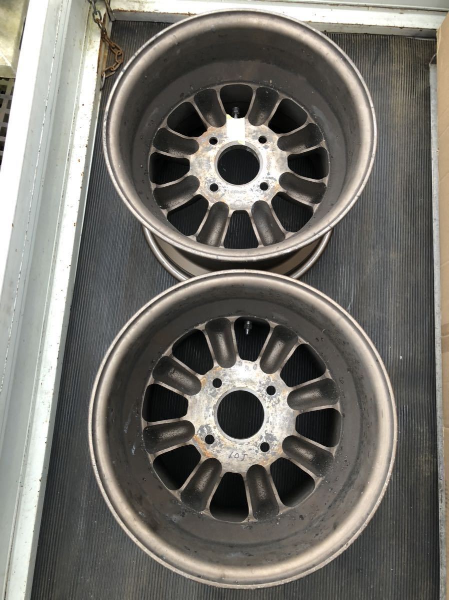 RSワタナベ 10J 当時物 希少 深リム 2本セット pcd114.3 14インチ 4穴