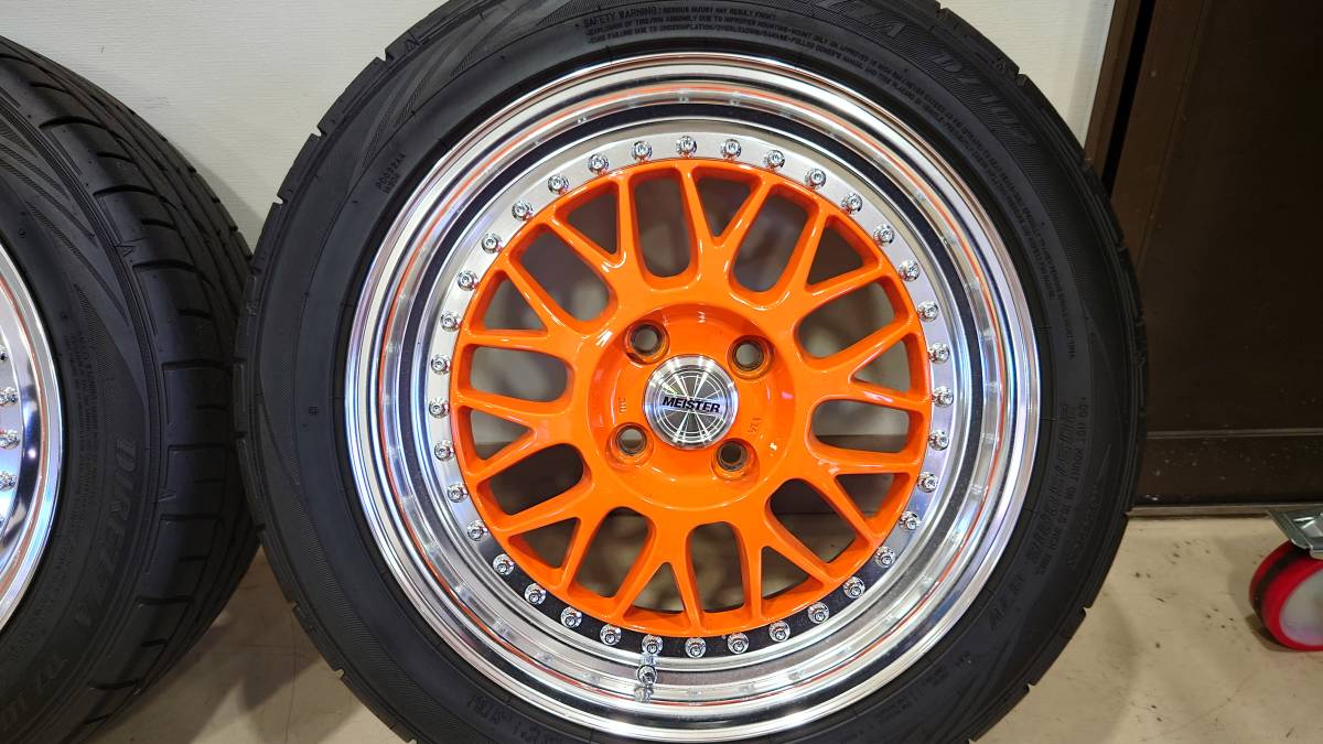WORK MEISTER M1 16×7.5J 4H PCD100 オフセット+39 4本セット(社外品 