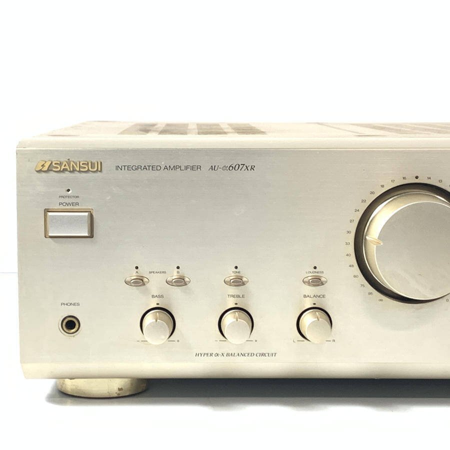 オーディオ機器 ☆ジャンク☆ SANSUI プリメインアンプ AU-α607XR