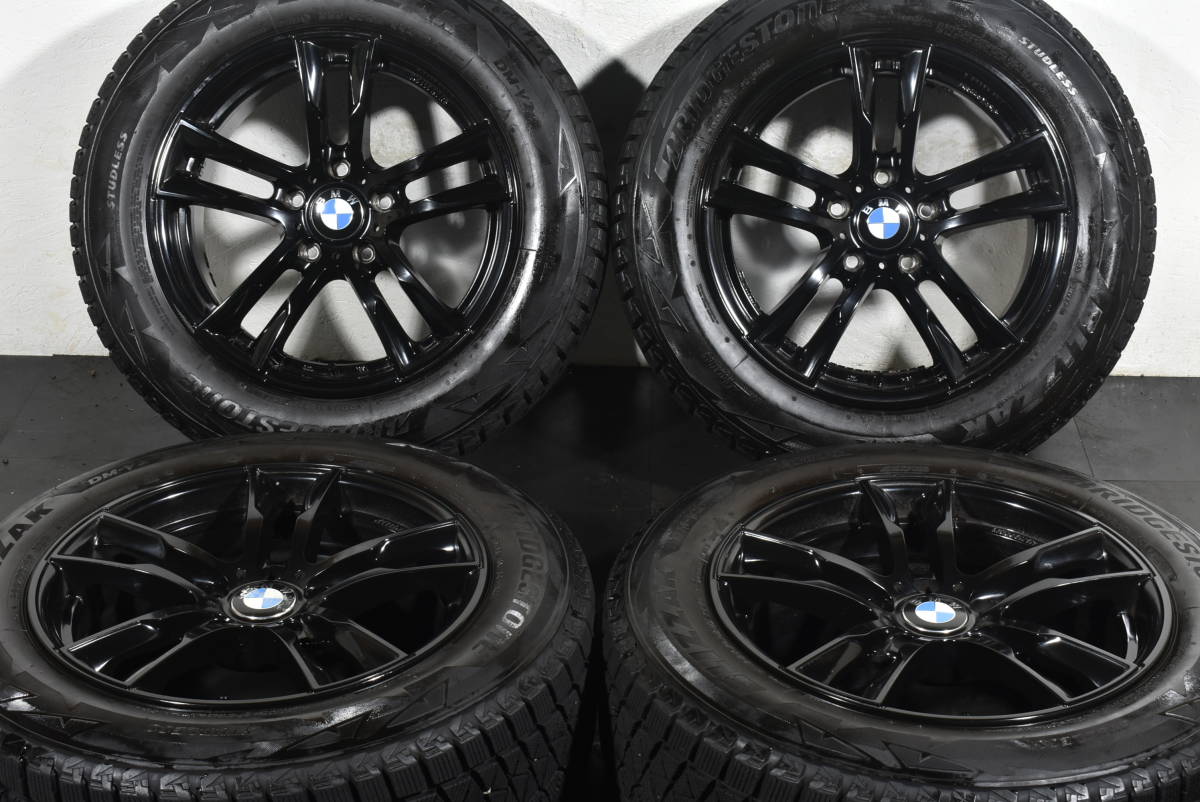 Kelleners E5 Jr +34 バリ溝ケレナーズJr ダンロップ ☆ケレナーズ Jr E5 17インチ☆PCD120 8J +41☆ブリジストン ブリザック DM-V2☆バリ溝 冬用タイヤ☆225/60R17☆BMW E83 F25 X3 F26 X4☆