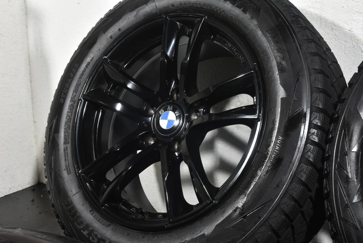 Kelleners E5 Jr +34 バリ溝ケレナーズJr ダンロップ ☆ケレナーズ Jr E5 17インチ☆PCD120 8J +41☆ブリジストン ブリザック DM-V2☆バリ溝 冬用タイヤ☆225/60R17☆BMW E83 F25 X3 F26 X4☆